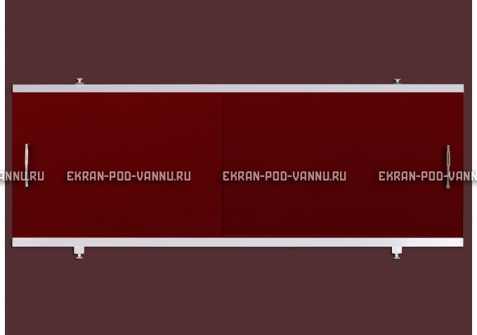 Экран EUROPLEX Универсал бордо под трубы – купить по цене 6250 руб. в интернет-магазине в городе Ижевск картинка 1