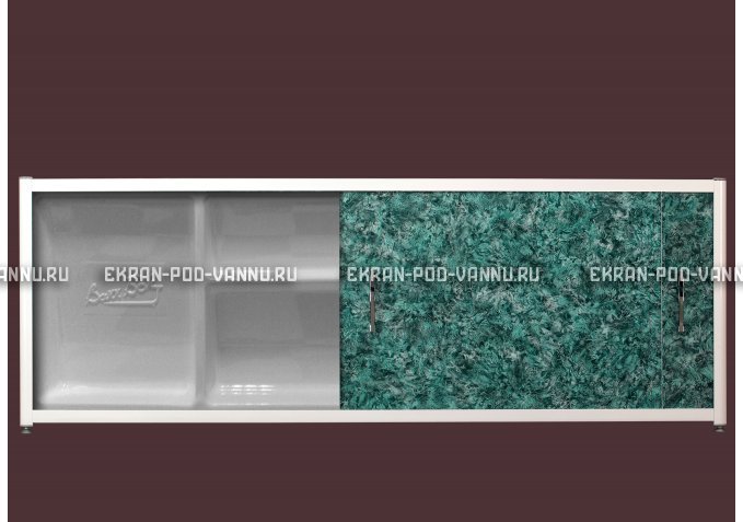 Экран с полкой - Малахит – купить по цене 6280 руб. в интернет-магазине в городе Ижевск картинка 1