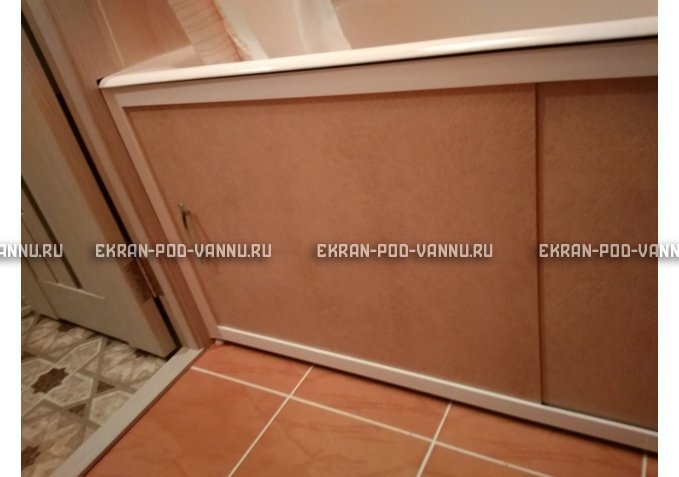 Раздвижной экран EUROPLEX Комфорт бежевый – купить по цене 6750 руб. в интернет-магазине в городе Ижевск картинка 2