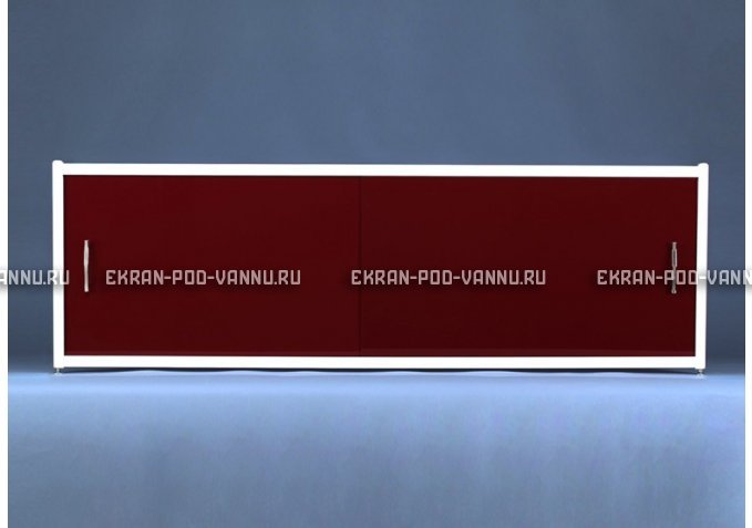 Торцевой экран EUROPLEX Комфорт бордовый – купить по цене 8760 руб. в интернет-магазине в городе Ижевск картинка 2
