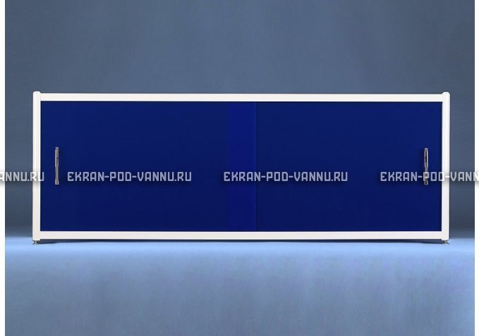 Раздвижной экран EUROPLEX Комфорт синий – купить по цене 6750 руб. в интернет-магазине в городе Ижевск картинка 1