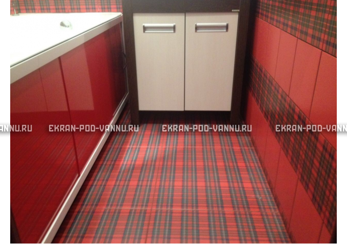 Экран раздвижной EUROPLEX Комфорт красный – купить по цене 6250 руб. в интернет-магазине в городе Ижевск картинка 3