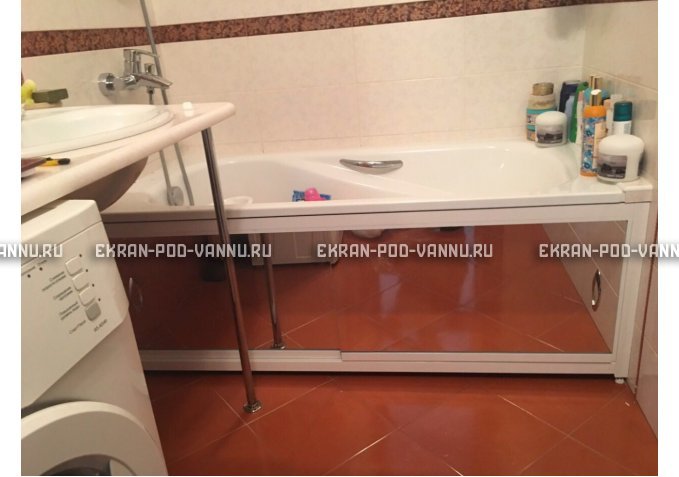 Раздвижной экран EUROPLEX Роликс Зеркальный – купить по цене 9700 руб. в интернет-магазине в городе Ижевск картинка 10
