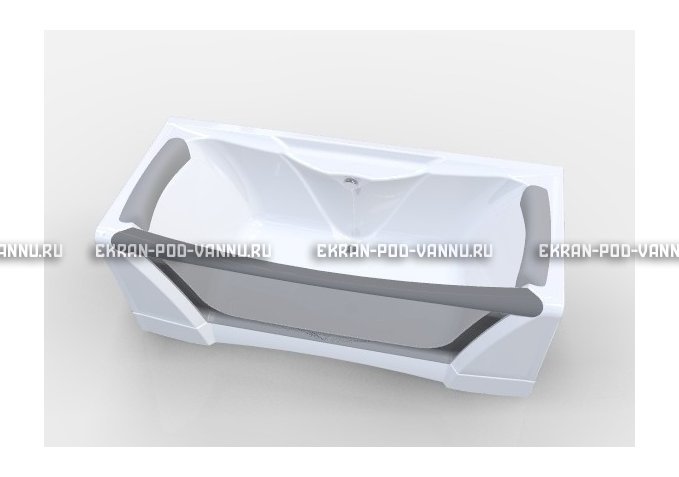 Прозрачная ванна 1MarKa Dolce Vita 180x80 – купить по цене 43200 руб. в интернет-магазине в городе Ижевск картинка 2