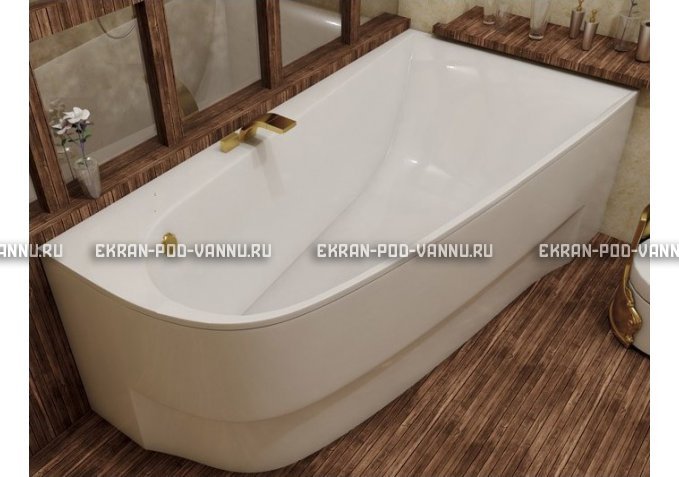 Акриловая ванна Vayer Boomerang 170x90 – купить по цене 47600 руб. в интернет-магазине в городе Ижевск картинка 1