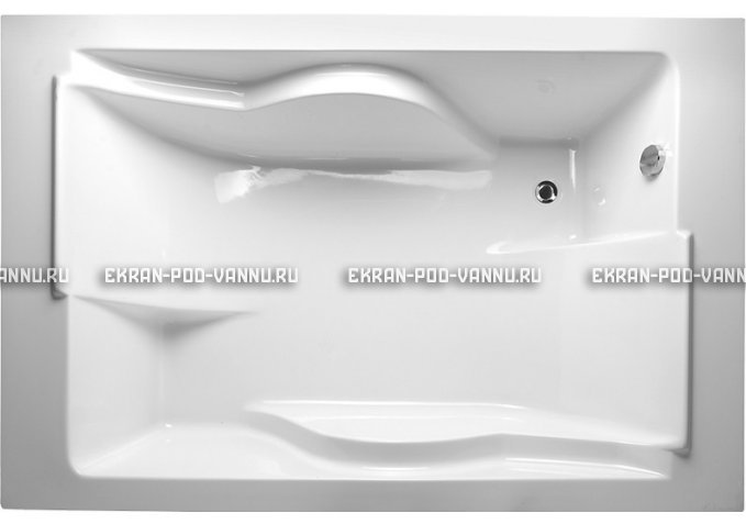 Акриловая ванна Vayer Coral 180x120 – купить по цене 33850 руб. в интернет-магазине в городе Ижевск картинка 2