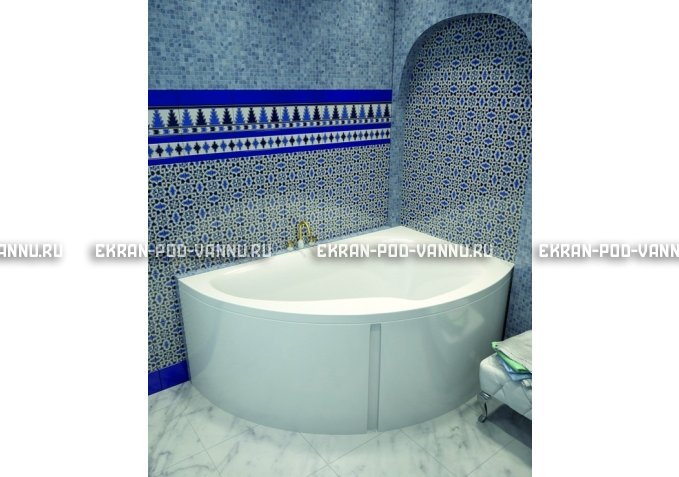 Акриловая ванна Vayer Ismena 160x105 – купить по цене 28350 руб. в интернет-магазине в городе Ижевск картинка 1