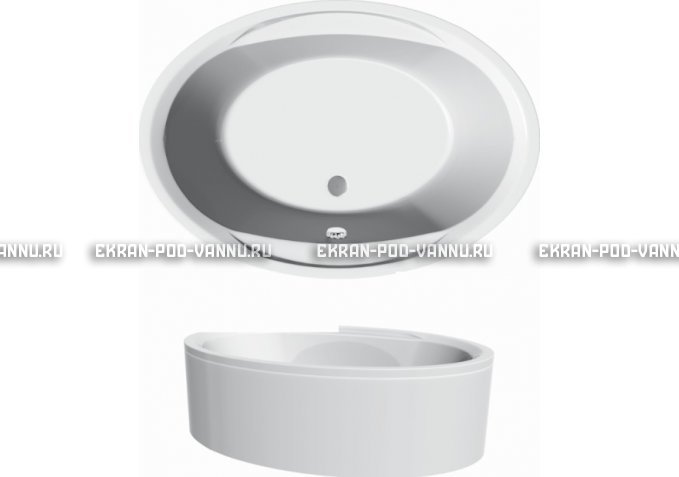 Акриловая ванна Vayer Opal 180x120 – купить по цене 33850 руб. в интернет-магазине в городе Ижевск картинка 3