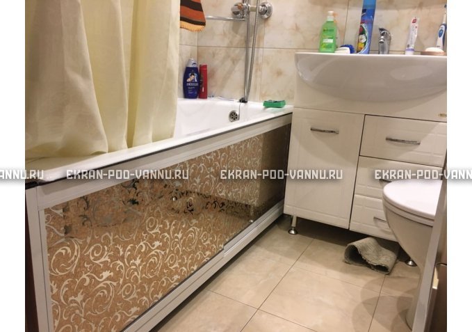 Раздвижной экран EUROPLEX Роликс Золото – купить по цене 12500 руб. в интернет-магазине в городе Ижевск картинка 1