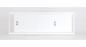 Экран из МДФ EMMY Монро 170 белый в алюминиевой раме – купить по цене 5800 руб. в интернет-магазине в городе Ижевск картинка 53