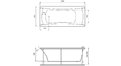 Акриловая ванна Relisan Loara 180x80 – купить по цене 23580 руб. в интернет-магазине в городе Ижевск картинка 17