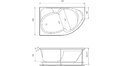Акриловая ванна Relisan Sofi 170x105 – купить по цене 23480 руб. в интернет-магазине в городе Ижевск картинка 17
