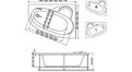 Акриловая ванна Relisan Ariadna 170x110 – купить по цене 27800 руб. в интернет-магазине в городе Ижевск картинка 13