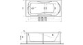 Акриловая ванна Relisan Elvira 170x75 – купить по цене 16160 руб. в интернет-магазине в городе Ижевск картинка 13