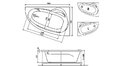 Акриловая ванна Relisan Zoya 140x90 – купить по цене 19000 руб. в интернет-магазине в городе Ижевск картинка 13