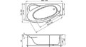 Акриловая ванна 1MarKa Gracia 170x100 – купить по цене 20270 руб. в интернет-магазине в городе Ижевск картинка 17