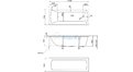 Акриловая ванна 1MarKa Modern 130x70 – купить по цене 8620 руб. в интернет-магазине в городе Ижевск картинка 21