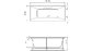 Акриловая ванна Vayer Casoli 170x75 – купить по цене 19110 руб. в интернет-магазине в городе Ижевск картинка 10