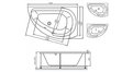 Акриловая ванна Vayer Ismena 160x105 – купить по цене 28350 руб. в интернет-магазине в городе Ижевск картинка 21